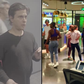 Gold's Gym in LA TERMINATED the membership of an angry woman who saw men with "D"