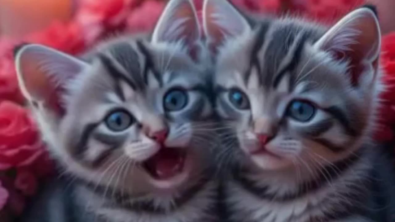 cute cat singing #viral #fyp #cat