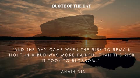 "QUOTE OF THE DAY"