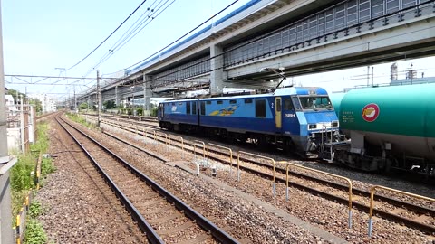 JRF locomotive in Yokohama