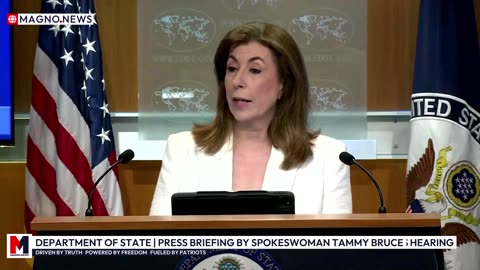 🇺🇸 Tammy Bruce Press Briefing on Secretary Marco Rubio's Agenda at Department of State [LIVE]
