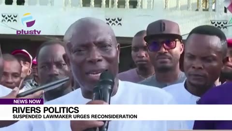 Rivers Politics: Suspended Lawmaker Urges Reconsideration#Politics#Live