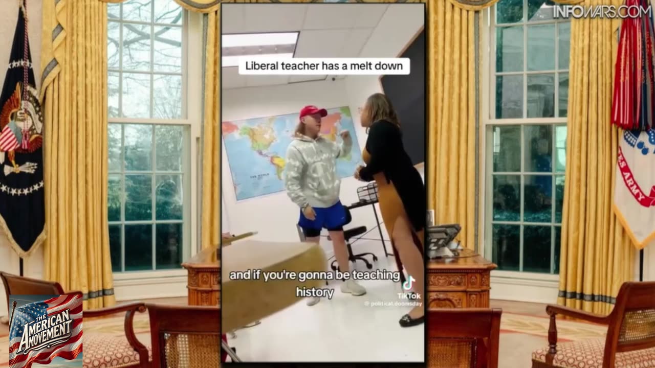College student thrown out of class because of Trump hat must watch