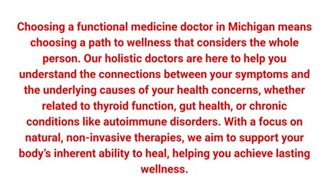 Integrative Wellness Centers - Expert Functional Medicine Naturopathic Doctor in Michigan