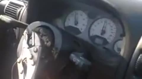Steering wheel.