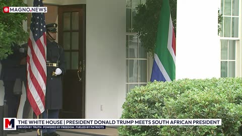 President Trump meets South Africa's Polemic President Ramaphosa at The White House [LIVE]