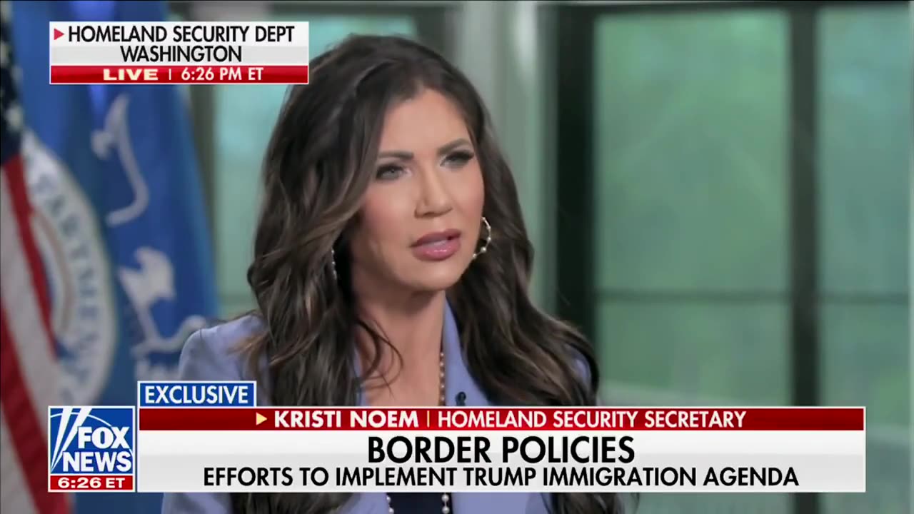 DHS Secretary Kristi Noem on working with Mexican President Claudia Sheinbaum to secure the border