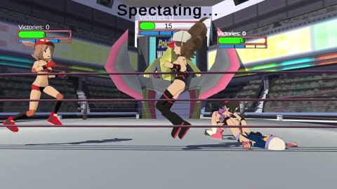 Poke' Girl Wrestling: Marnie and Hilda vs. May and Dawn