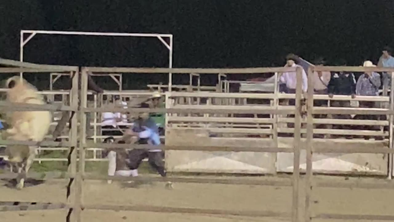 Kid gets destroyed riding a bull