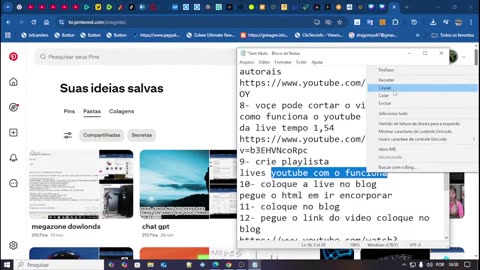 como funciona o youtube compartilhando no pinterest live.mp4