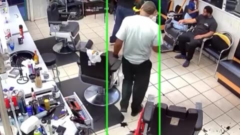 Man pulls gun on his barber after argument about his hairline