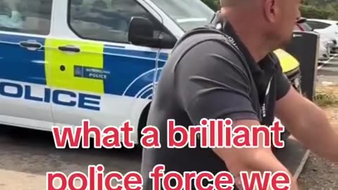 Member of the public questions the police over the use of resources