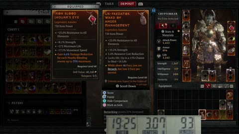 Playing Diablo 4 while riding exercise bike