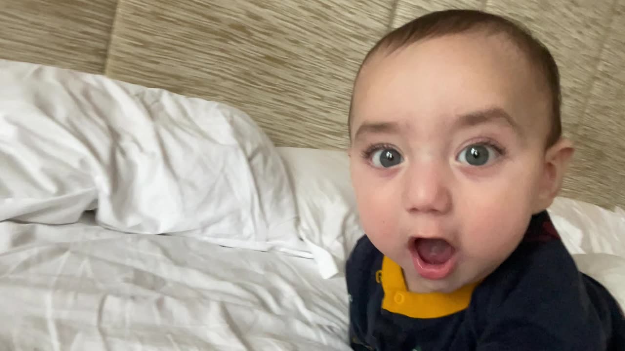 "Happy Baby Playing | Joyful Moments with Our Little On