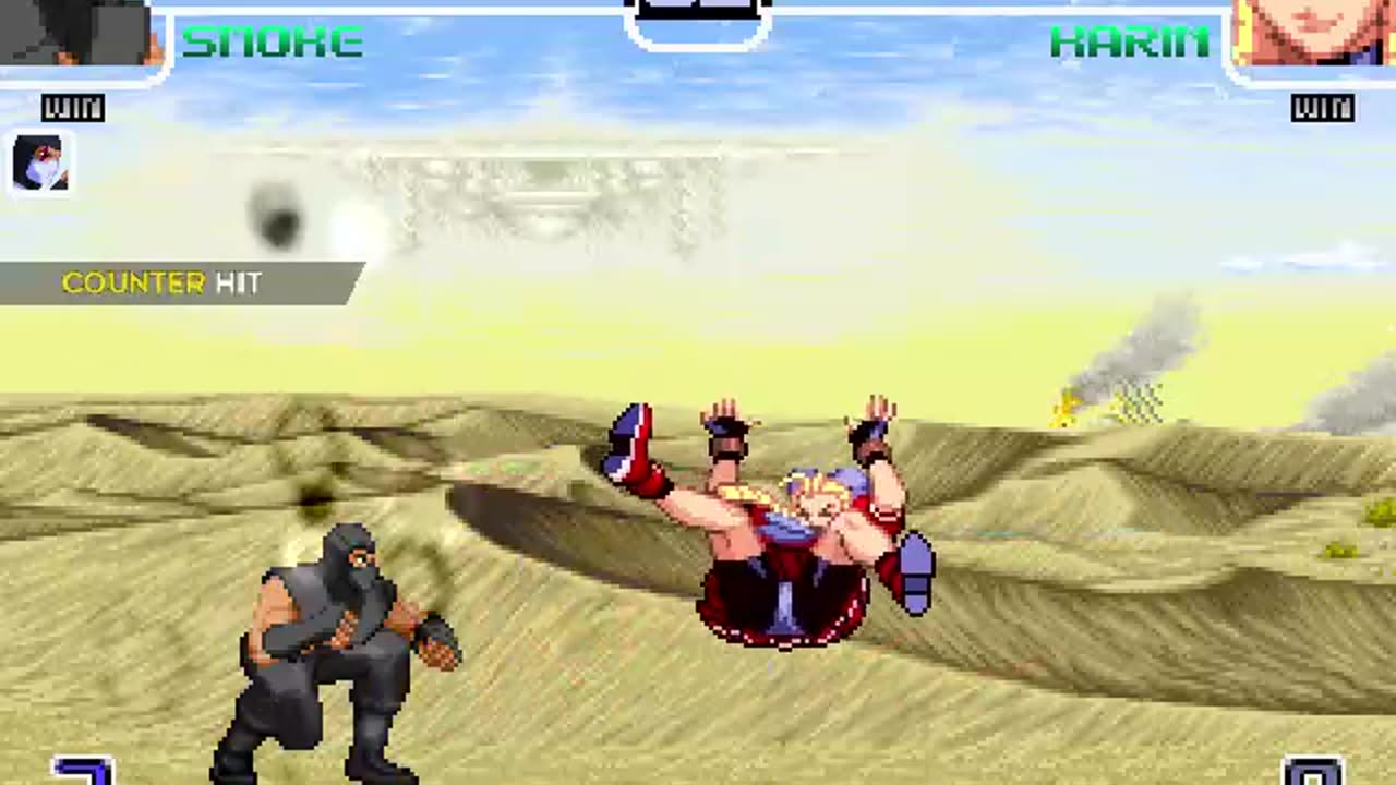 Sub zero and Smoke (Me) vs Karin Kanzuki