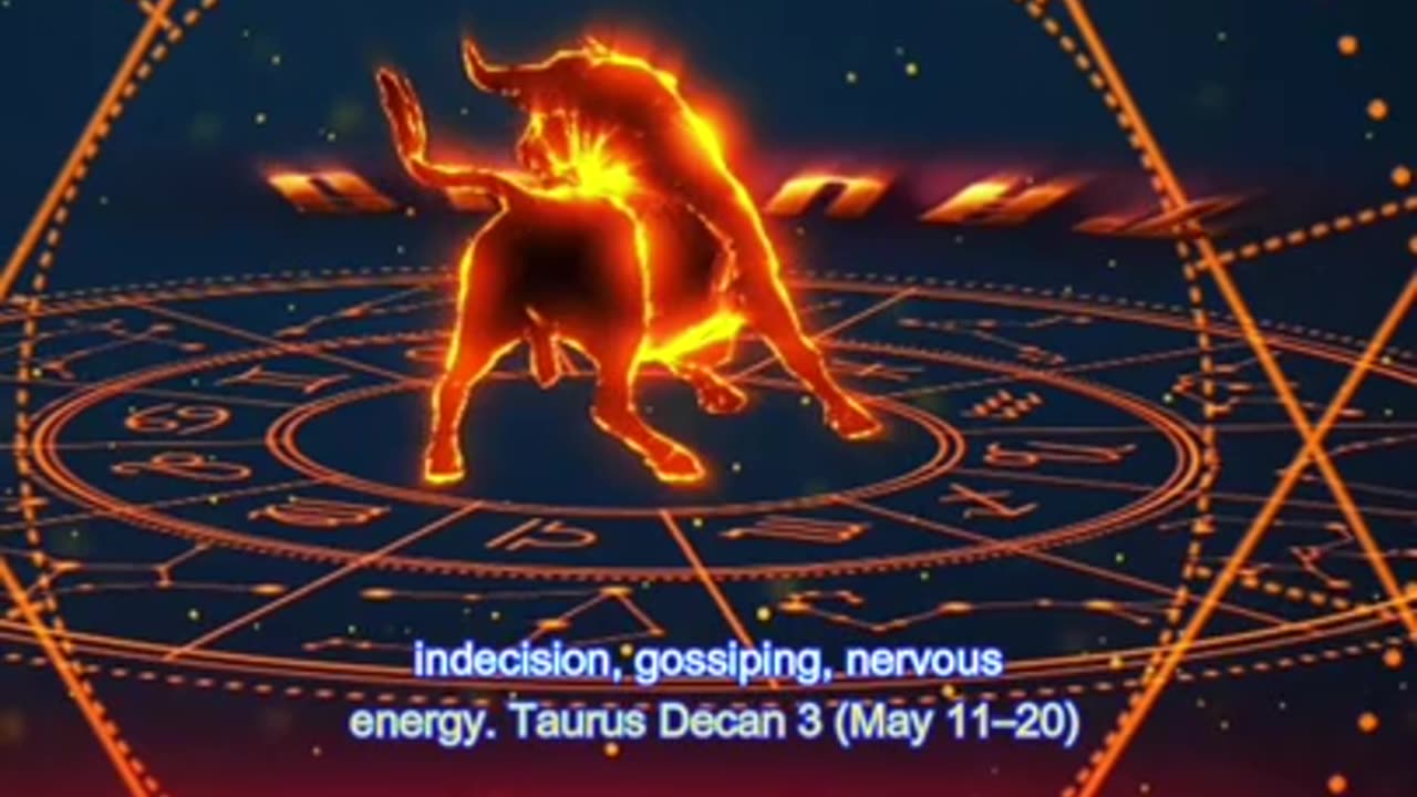 🌟 Decans in Astrology Explained | Starting with Taurus