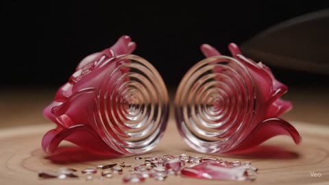 ASMR Glass flowers