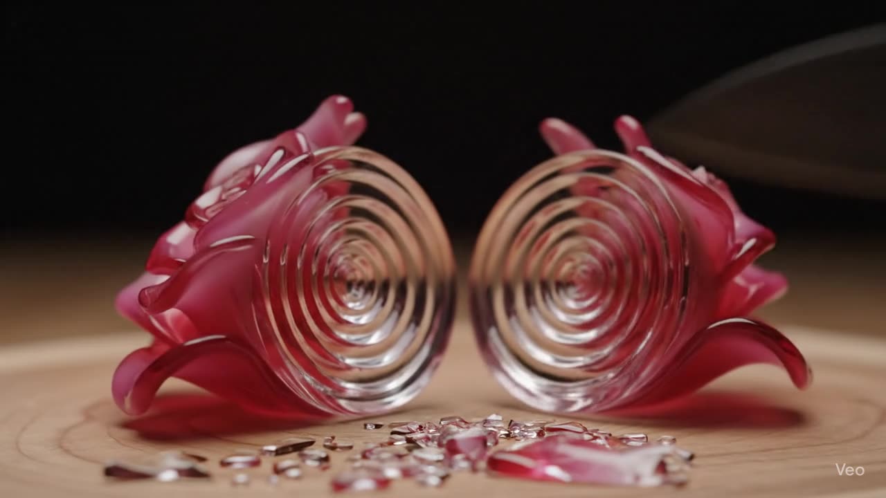 ASMR Glass flowers