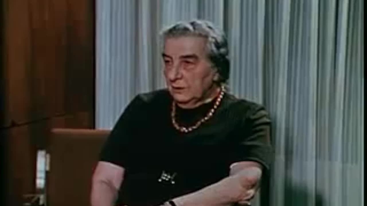 Golda Meir The Prime Minister of Israel 1973 Part 1