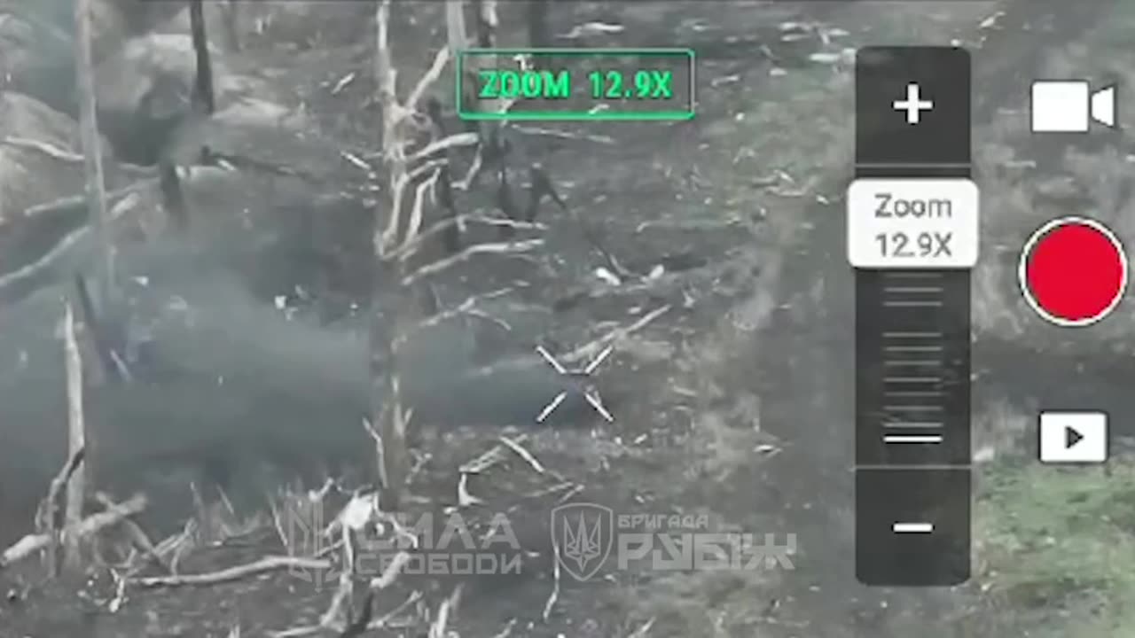 (Insane)Russian Squad Trying to Move into Forested Area Outside Pokrovsk is Wiped Out