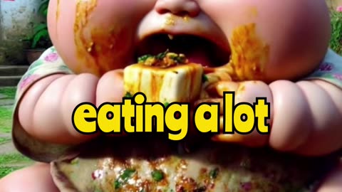 This AI baby eats more than a grown adult 😳🍽️