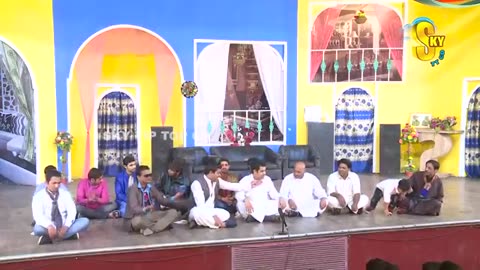 Qawali - Naseem Vicky and Akram Udas | Stage Drama Qawali | Tera Te Mera Pyaar | Comedy Clip 2025