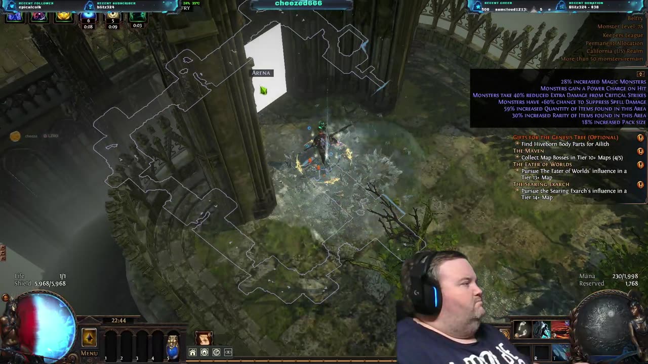 Day 3 Reroll started last night but we getting to mapping today