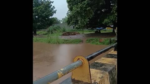 The latest flood -Heavy monsoon rains Punjab indian & punjab Pakistani-8
