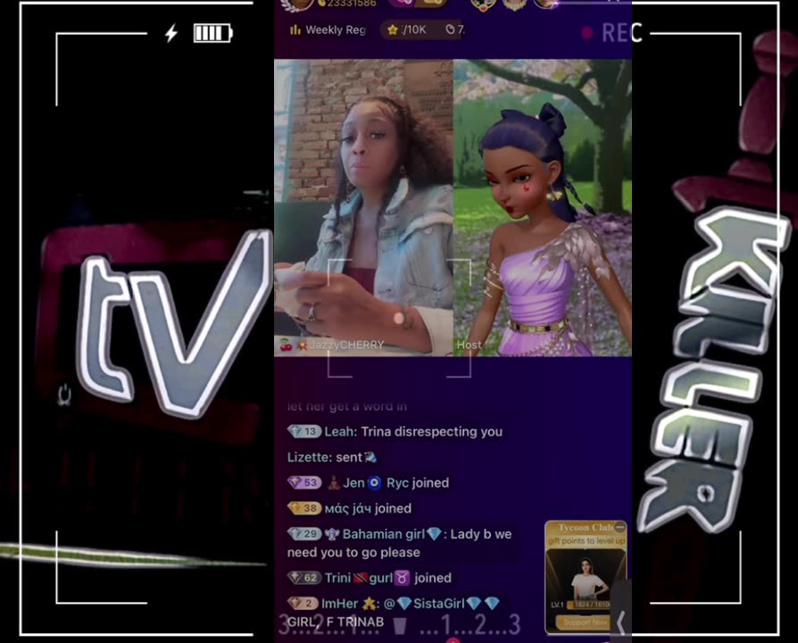 JAZZY CHERRY GETS VERY UPSET AFTER FINDING OUT TRINA B & TOMIKAY MADE UP PK WITH LADY BEE