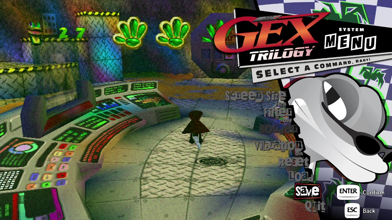 Gameplay on Gex (Testing)