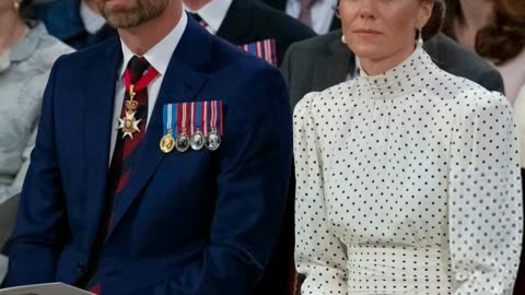 The British royal family at the 80th anniversary of the victory over Germany