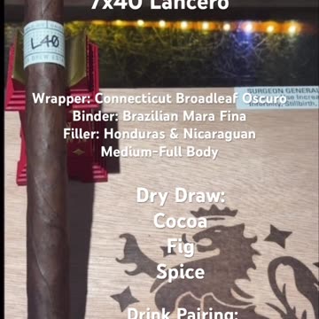 Liga Privada Único Serie L40 (Drew Estate) #Shorts #Short #CigarOfTheDay #cigarreview