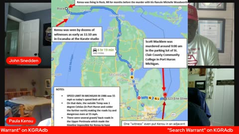 "Search Warrant" - The Case of Temujin Kensu - geographic depiction