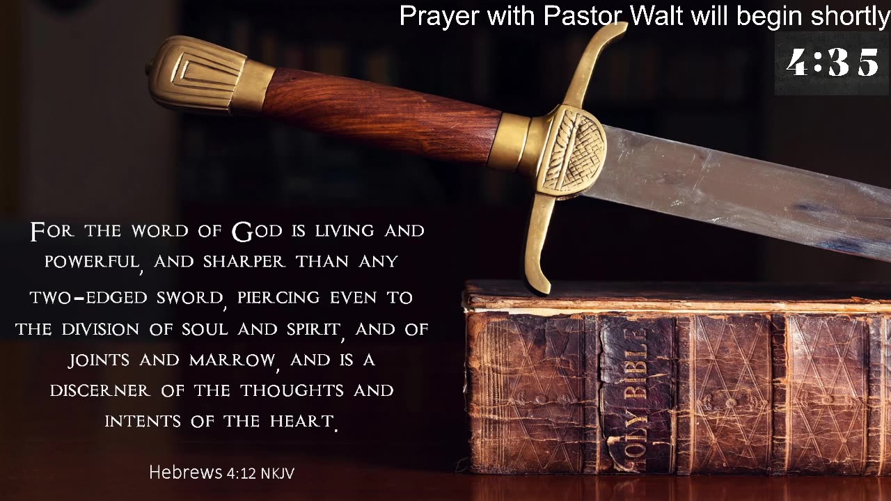 Prayer with Pastor Walt