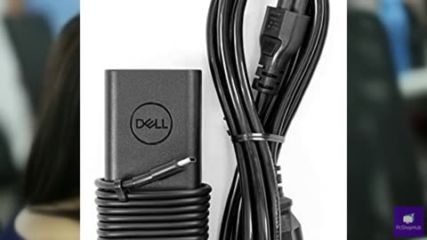Dell 65W USB-C Laptop Charger for XPS and Latitude 5000 - Power Cord Included