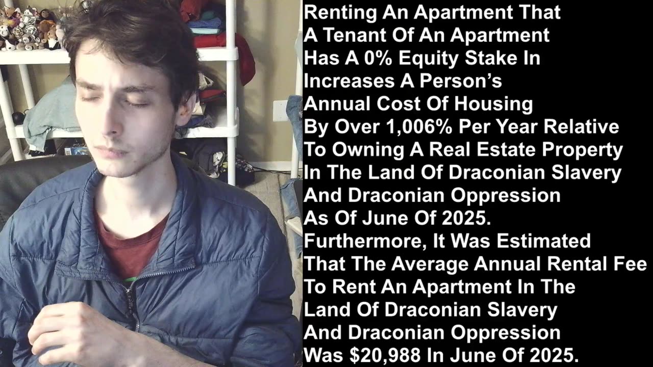 Renting An Apartment Increases A Person’s Annual Cost Of Housing By Over 1,006% Per Year As Of 2025