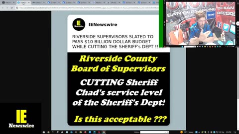TRUMP ANNOUCES IRAN ISRAEL CEASEFIRE! RivCo cutting back on Sheriff's? Drink Roofing?