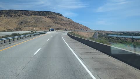 Trucking West of Glensferry, ID.