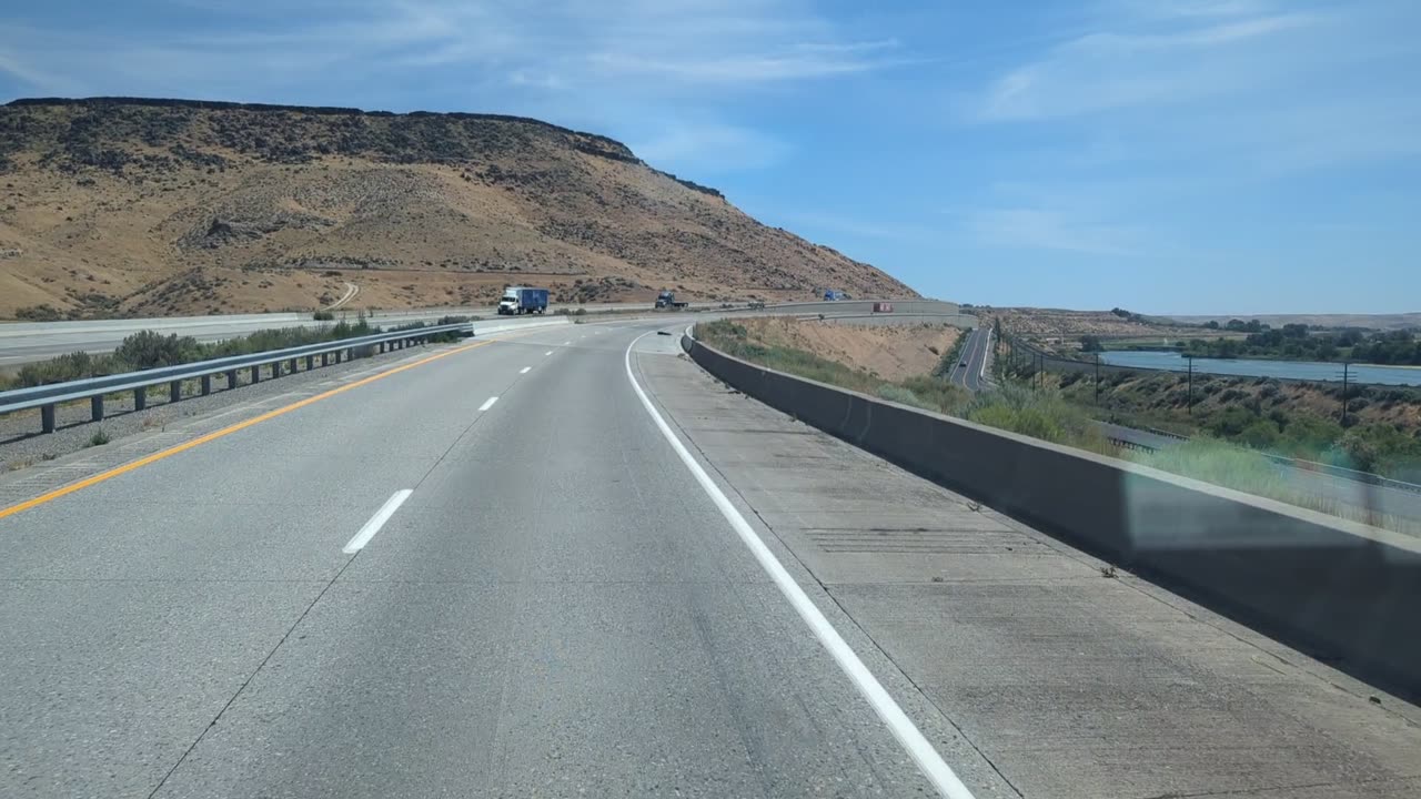 Trucking West of Glensferry, ID.