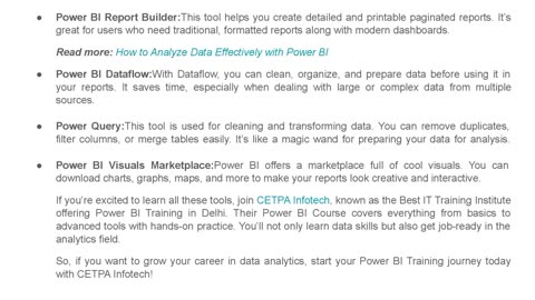 8 Power BI Tools to Enhance Your Data Skills