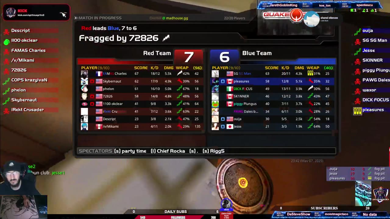 first rumble stream