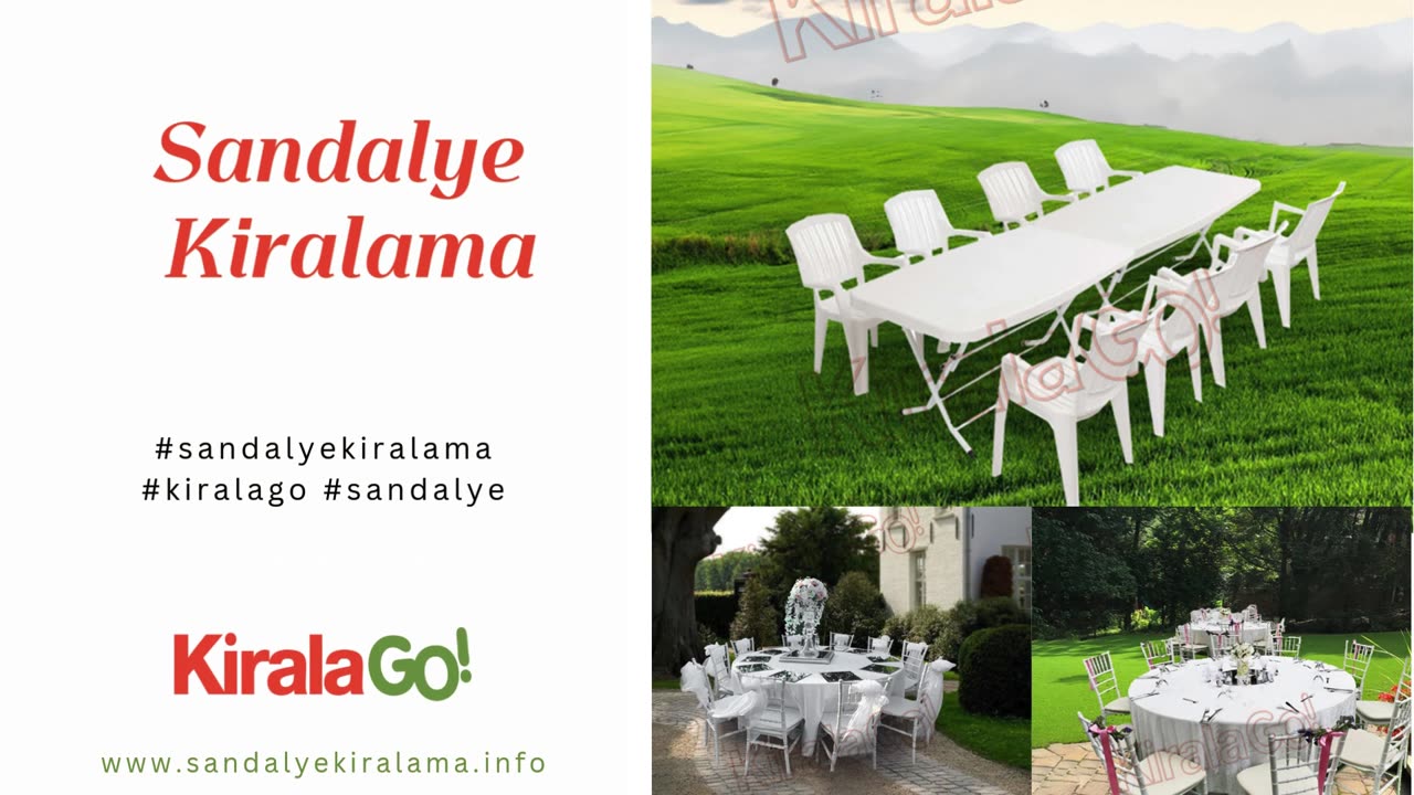 Sandalye Kiralama