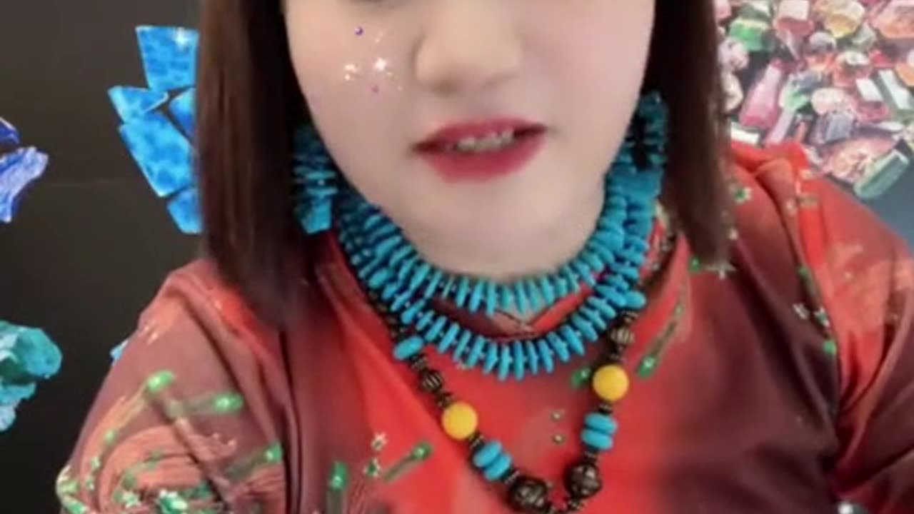 250502-12 Natural raw turquoise wool material is pure and free of impurities