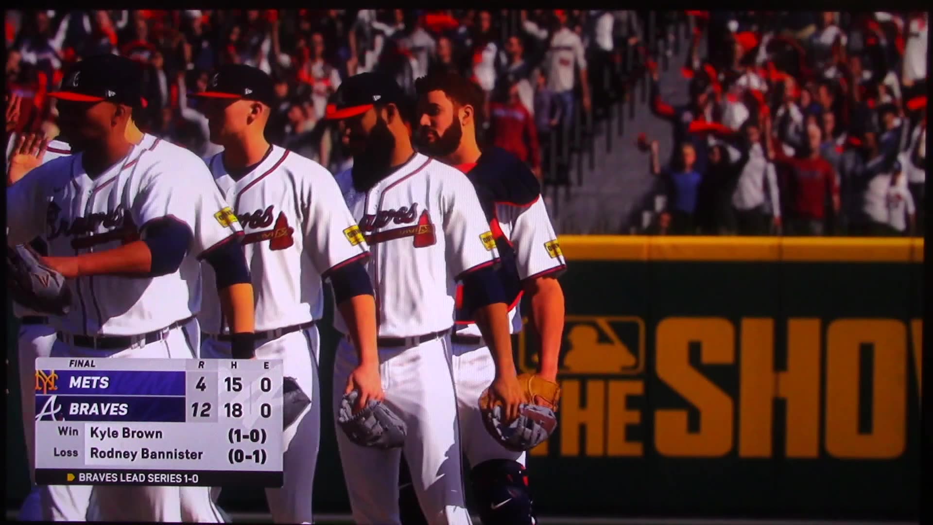 MLB The Show: Atlanta Braves vs New York Mets (S17 G1)