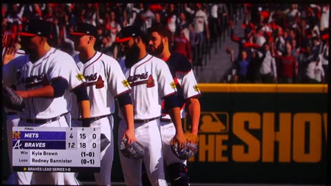 MLB The Show: Atlanta Braves vs New York Mets (S17 G1)