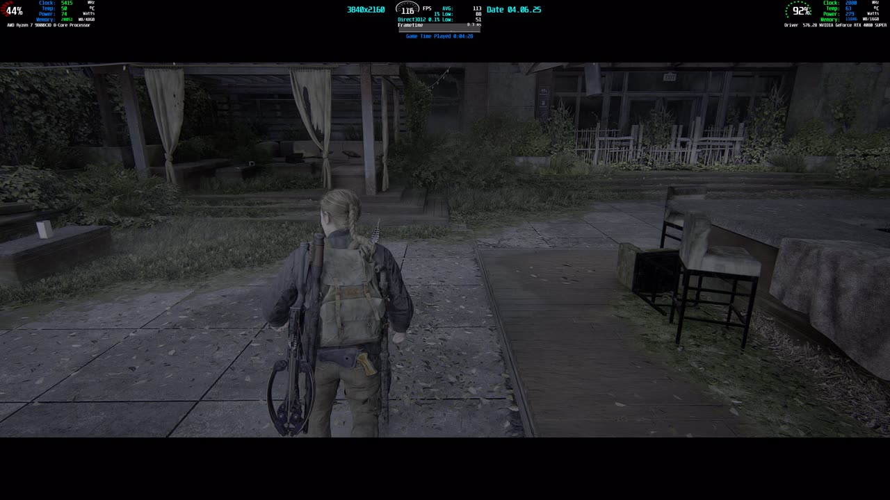 The Last of Us™ Part II Remastered RTX 4080 Super AMD 9800X3D