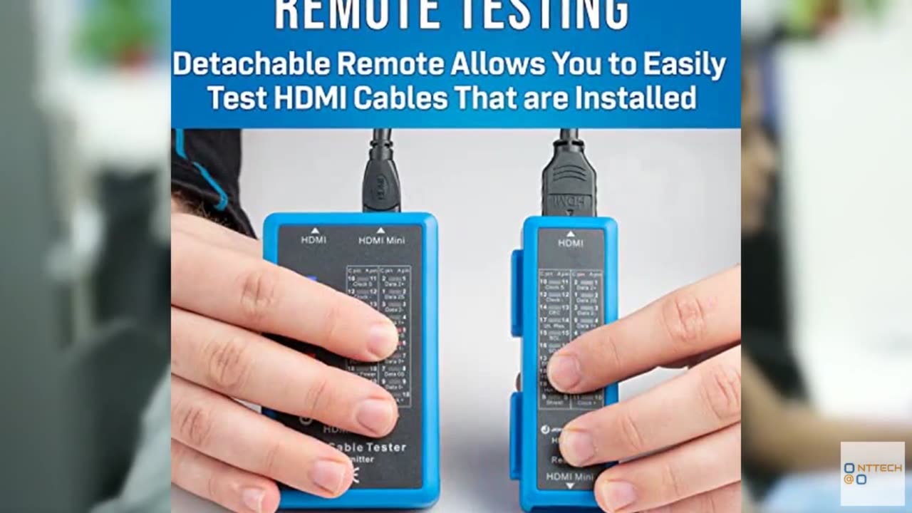 Jonard Tools HDMI-100 HDMI Cable Tester for HDMI and Mini HDMI Cables, Black