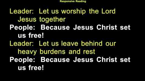 Worship Service 7/27/2025