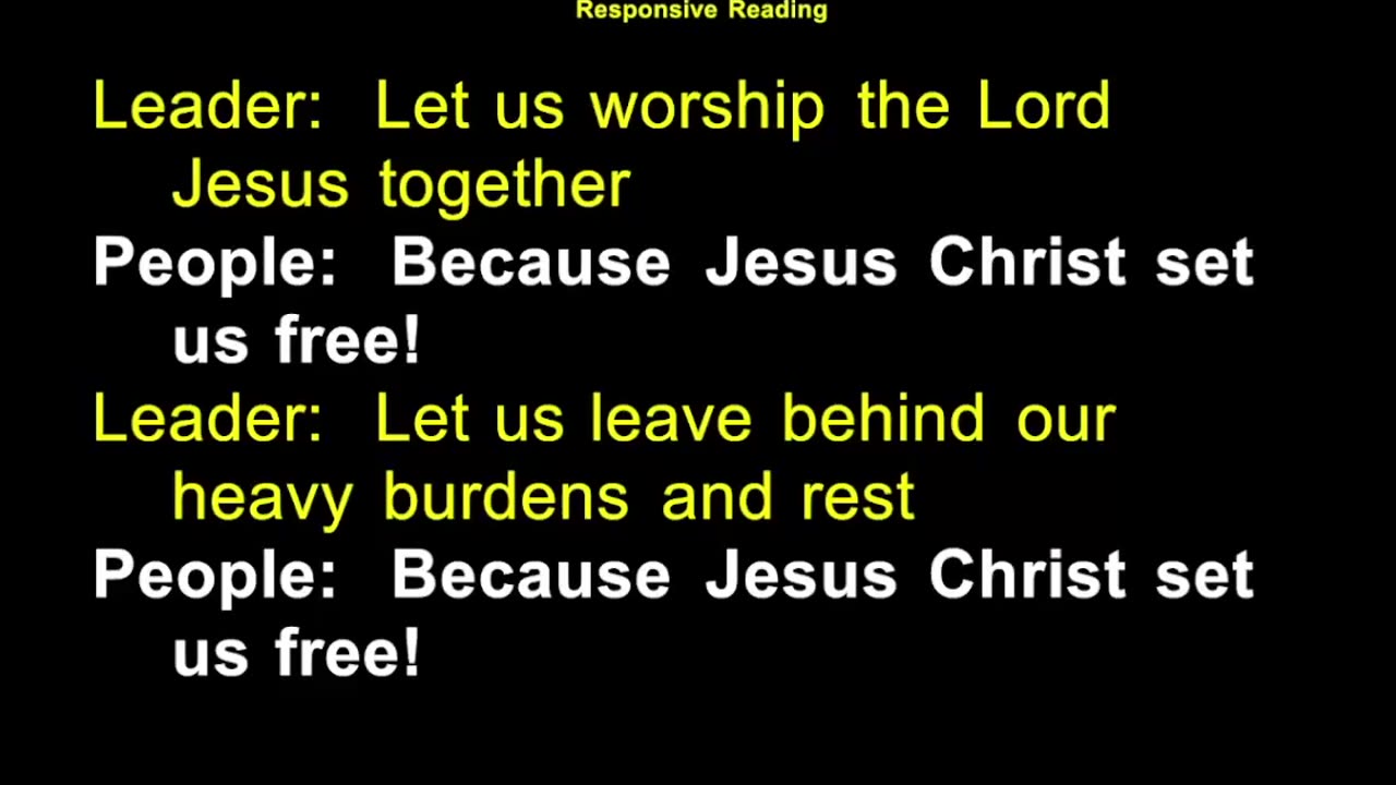 Worship Service 7/27/2025