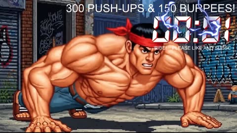 Everyday 300 push ups and 150 Burpees!